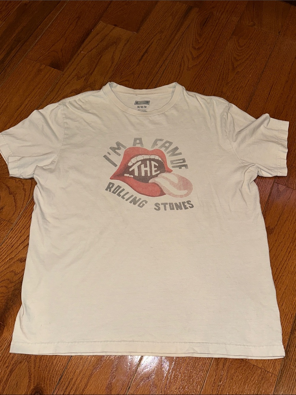 I’m A Fan of The Rolling Stones Men’s Tailgate Band Tee Size M